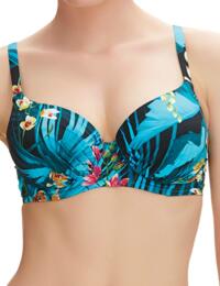 6103 Fantasie Seychelles Gathered Full Cup Bikini Top Azure - 6103 Full Cup Bikini Top