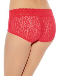 870205 Wacoal Halo Lace Boy Short - 870205 Chinese Red